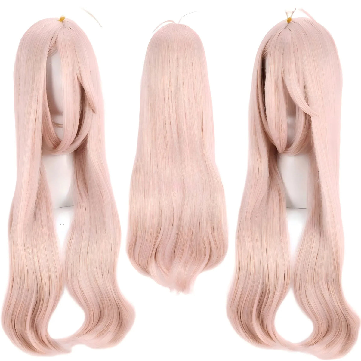 miu iruma cosplay light pink long wig