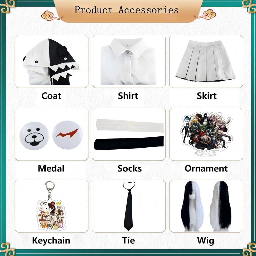 monokuma cos set accessories layout