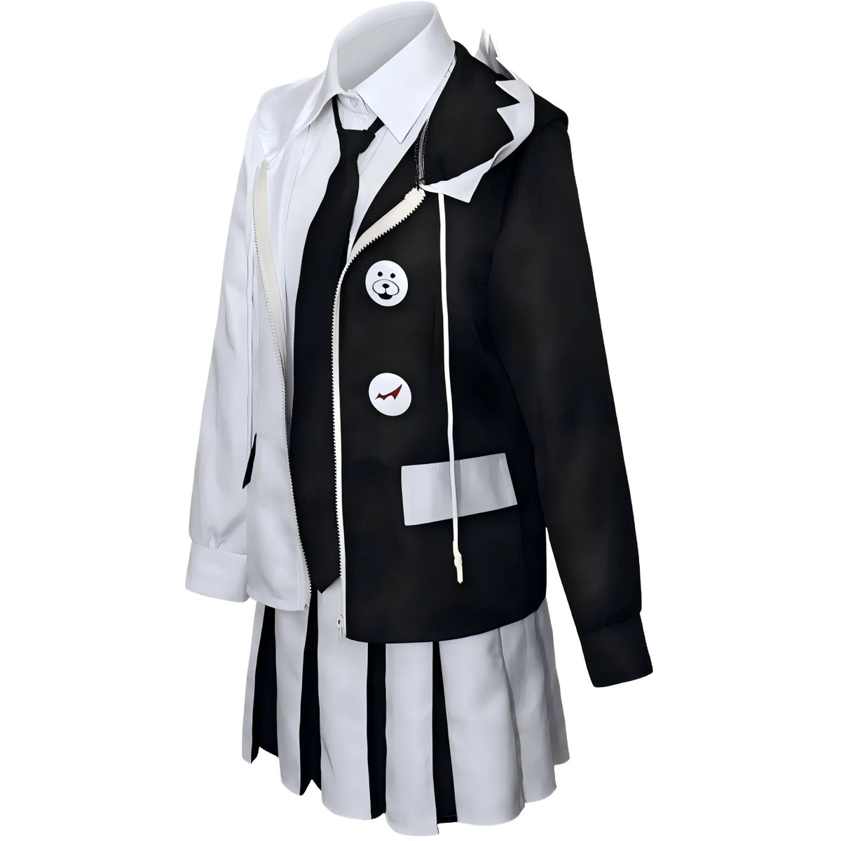 monokuma cos costume angled shot