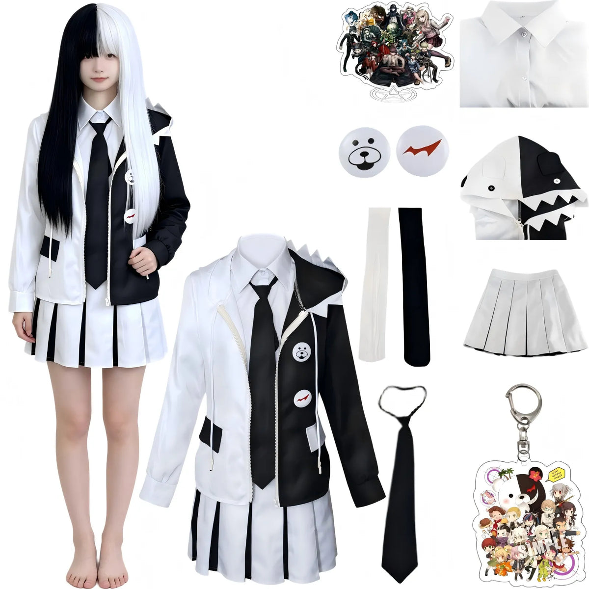 monokuma cosplay outfit with full accessories