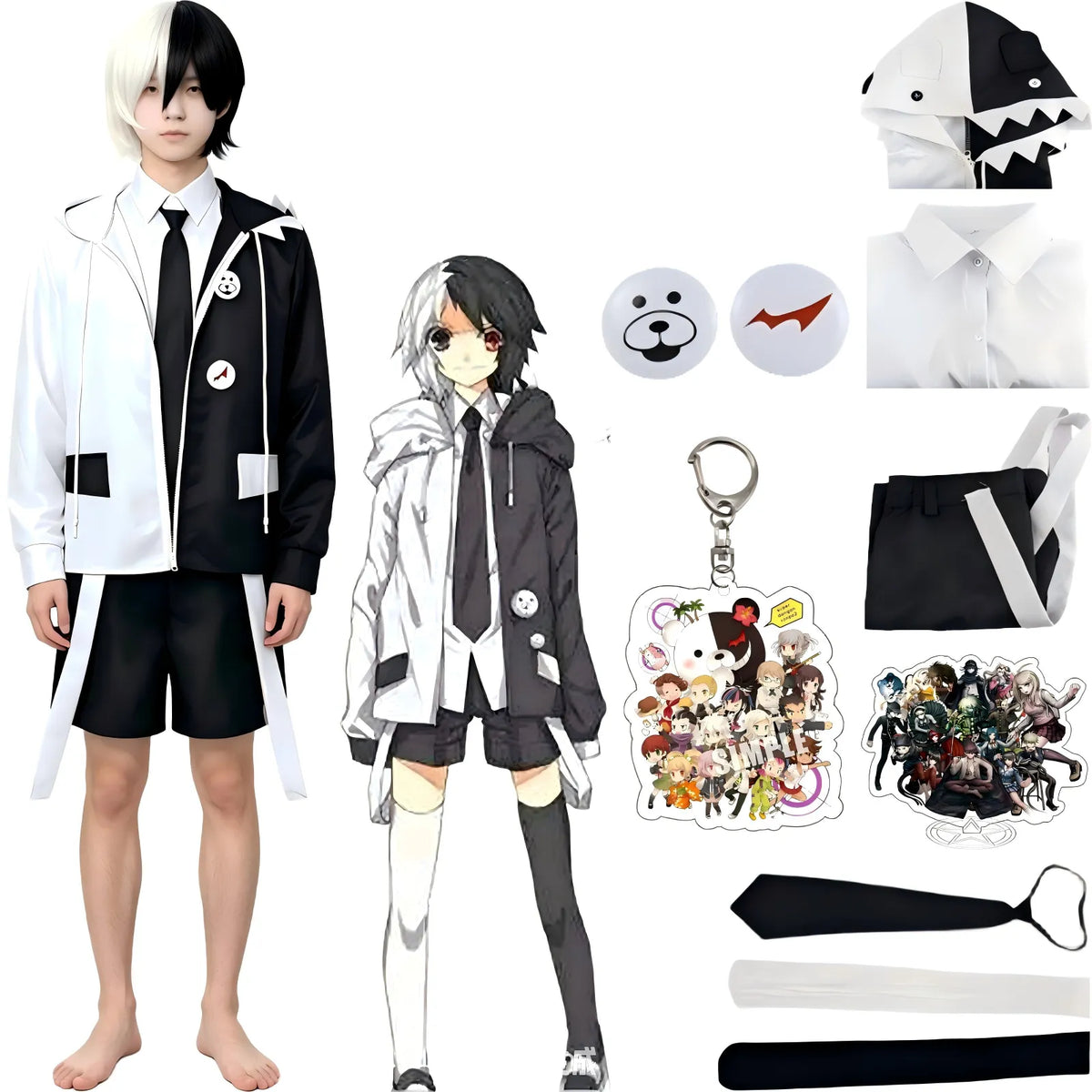 monokuma cosplay outfit with full accessories