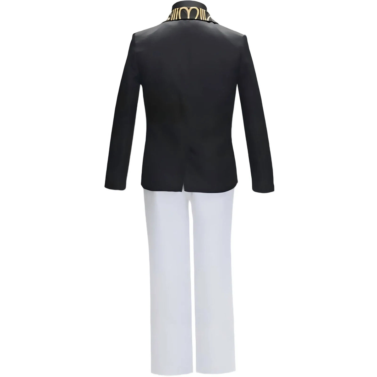 muzan kibutsuji cosplay suit back view full‑body