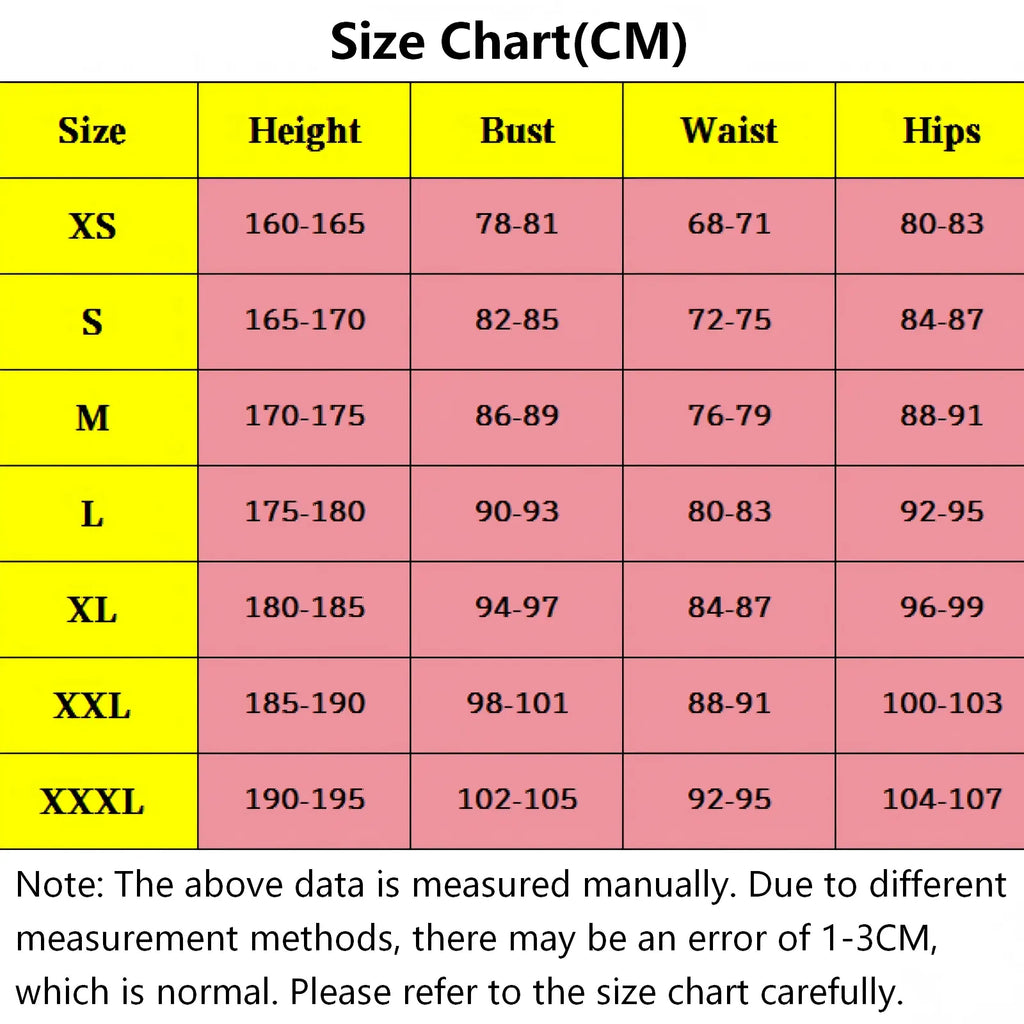 size chart for muzan kibutsuji demon slayer cosplay costume