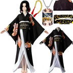 muzan kibutsuji demon slayer cosplay full set with accessories