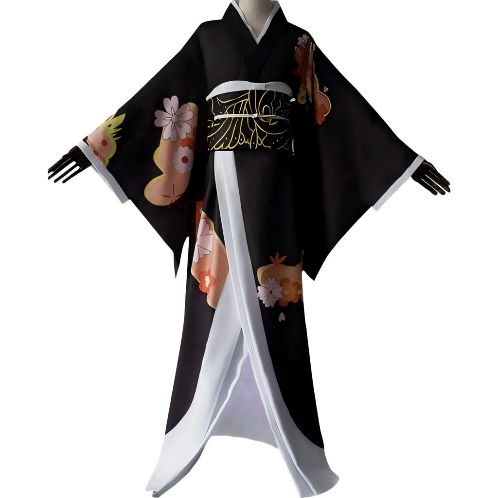 muzan kibutsuji cosplay kimono front full display