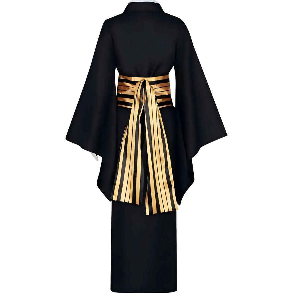 nakime demon slayer costume back detail view