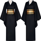 nakime demon slayer cosplay costume comparison display