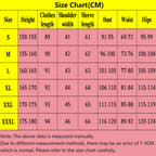 size chart for nico robin wano cosplay costume, measurements in cm, size s to xxxl