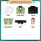sabito demon slayer cosplay parts and accessories chart