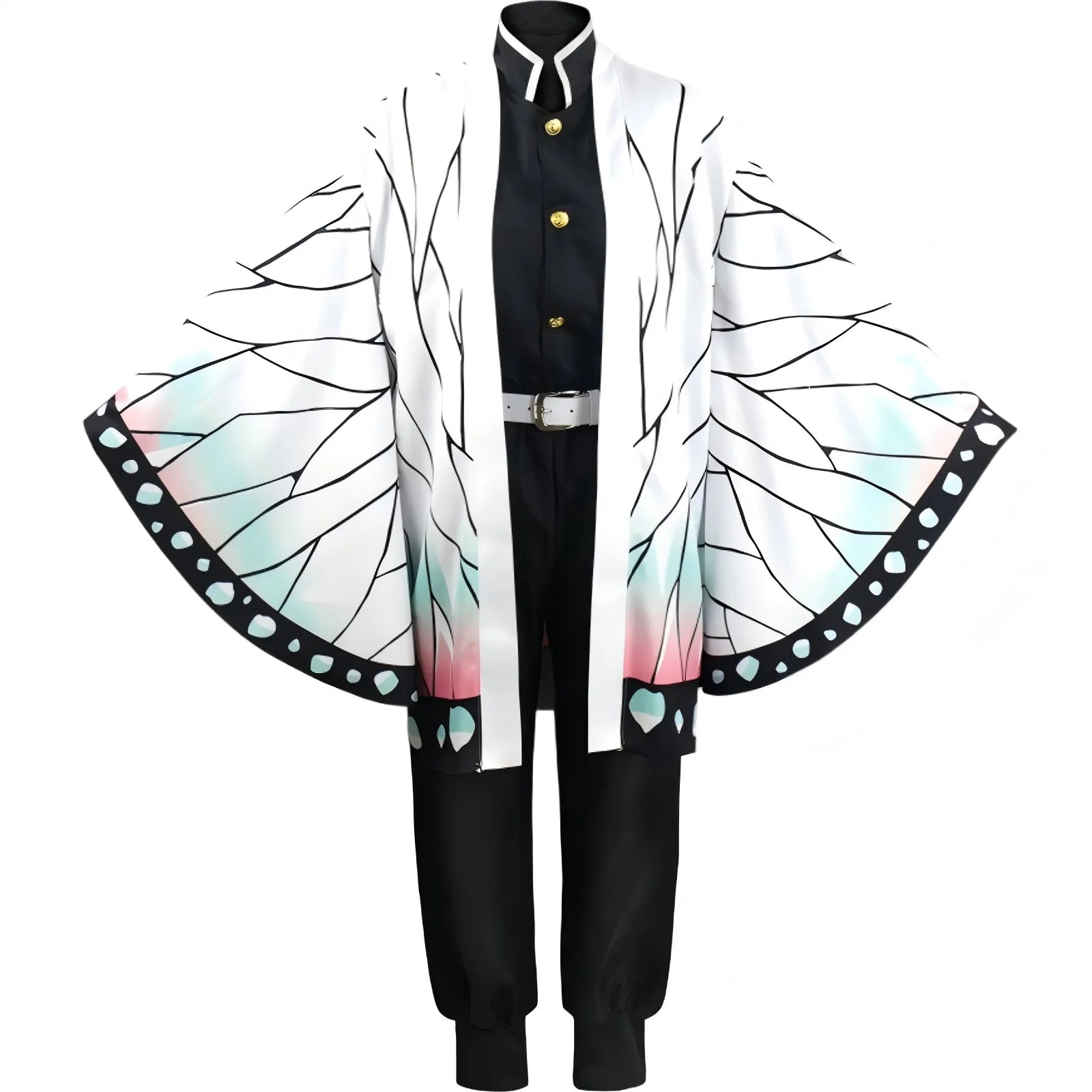 full shinobu cosplay costume haori and uniform front view