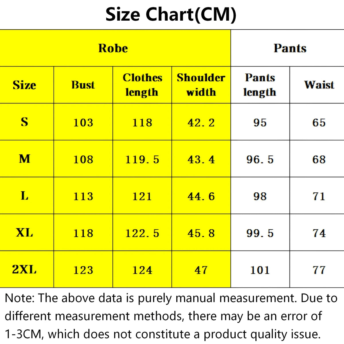 size chart cm measurement for sokka avatar the last airbender cosplay costume