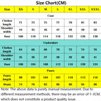 stark frieren cosplay costume size chart cm measurement bust waist length size xs to xxxl