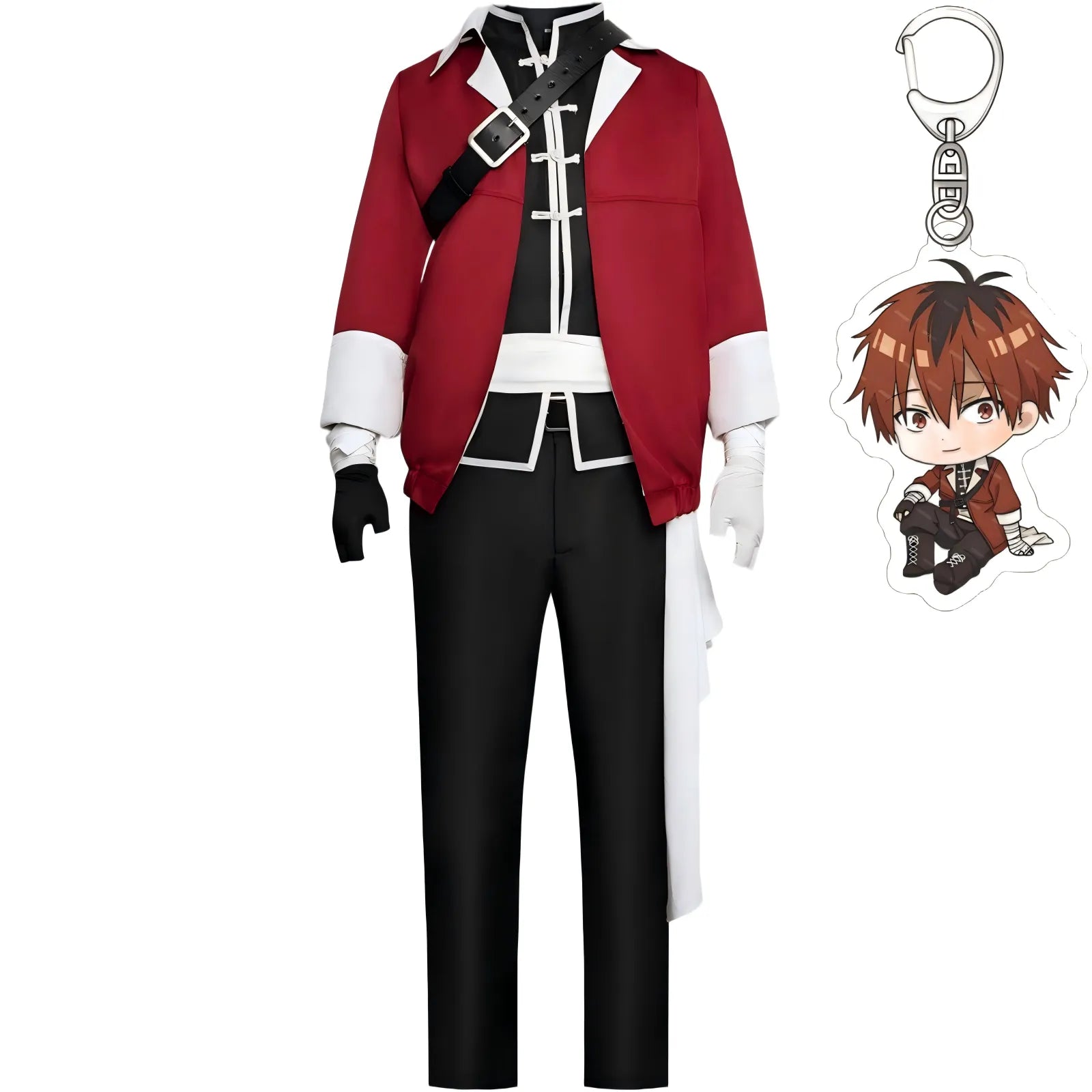 stark anime cosplay outfit matching frieren stark acrylic keychain decoration