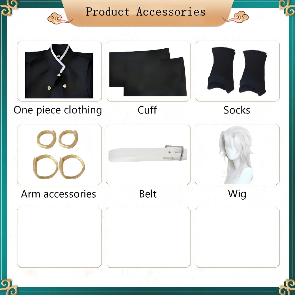 full accessories for tengen uzui female cosplay