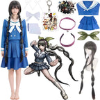 tenko chabashira cos outfit with long braided wig, anime costume set