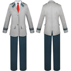 shoto todoroki full ua school long sleeve blazer uniform front back display cos costume