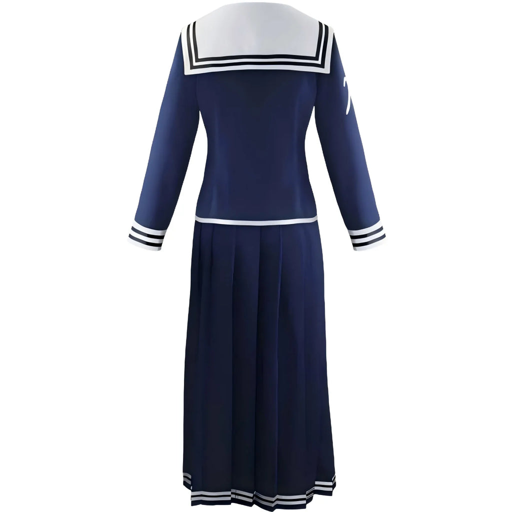 toko fukawa cos costume back view
