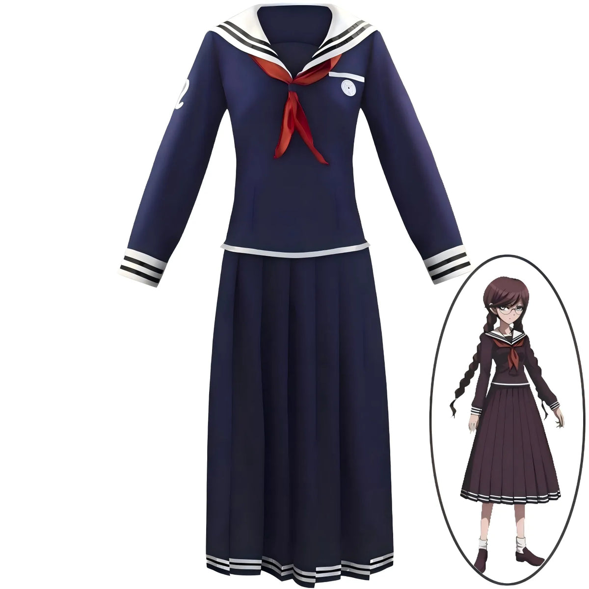 toko fukawa cosplay uniform front display