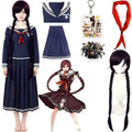 toko fukawa cos set costume and wig display