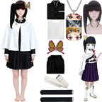 tsuyuri kanawo cosplay outfit including wig and accessories