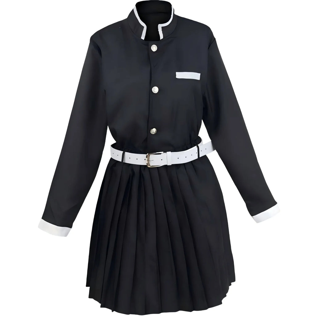 tsuyuri kanawo cosplay top and pleated skirt front view