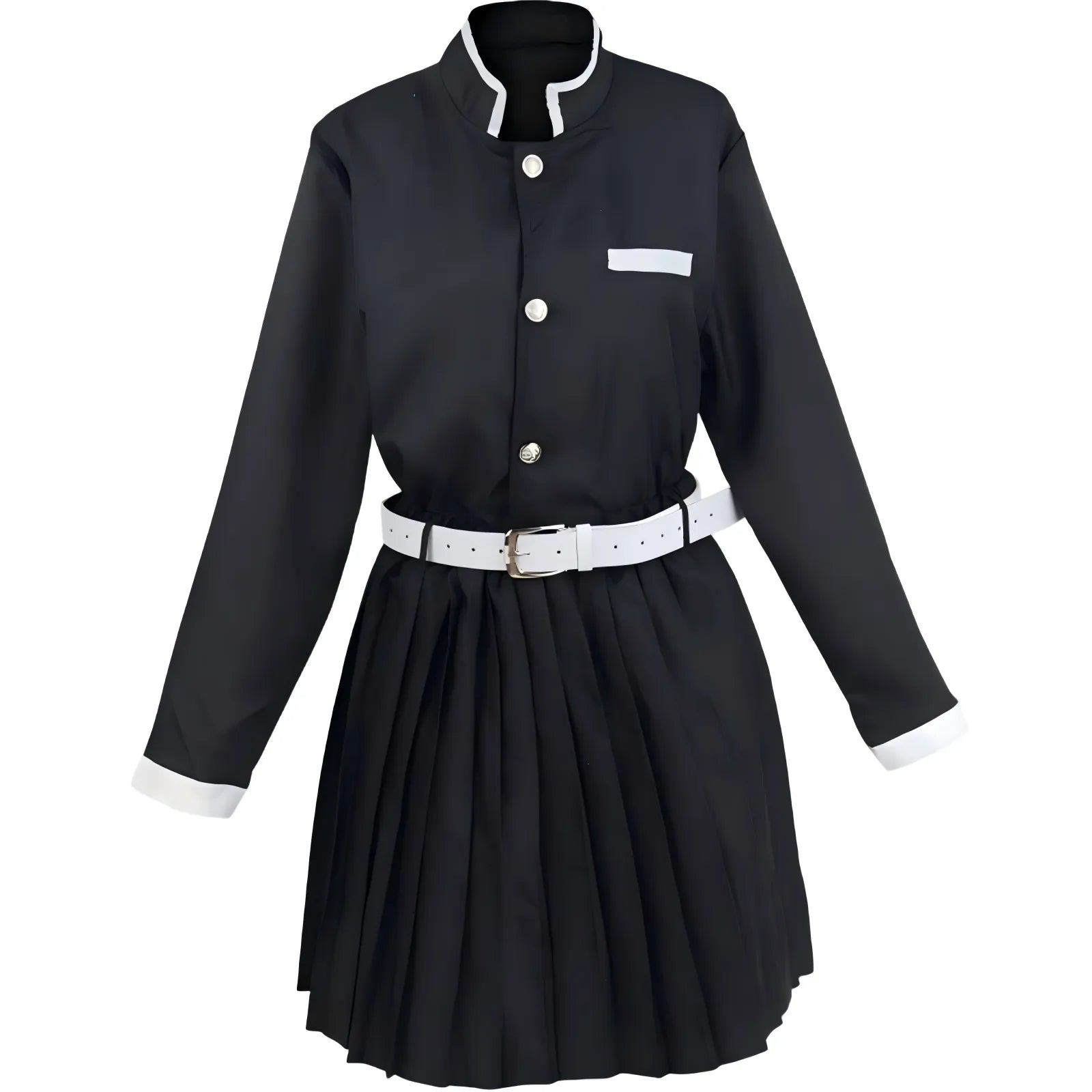 tsuyuri kanawo cosplay top and pleated skirt front view