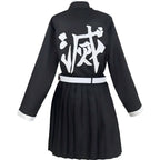 tsuyuri kanawo cosplay top back with kanji print