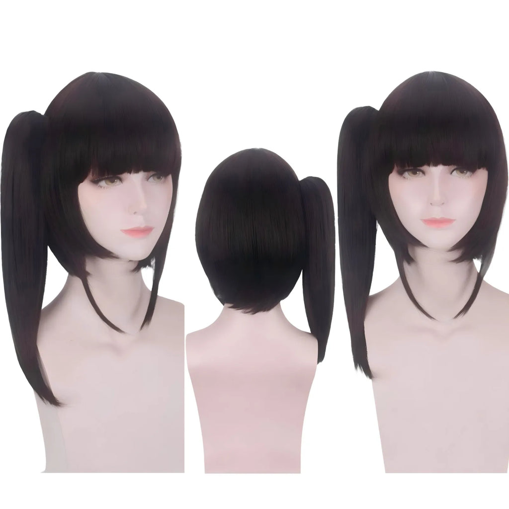 tsuyuri kanawo cosplay wig front back side view