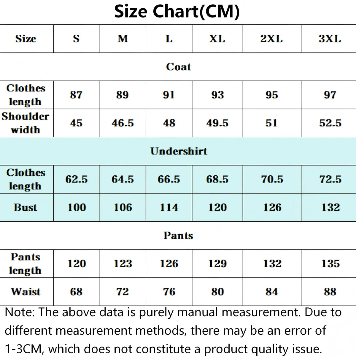 size chart cm for avatar the last airbender zuko cosplay outfit