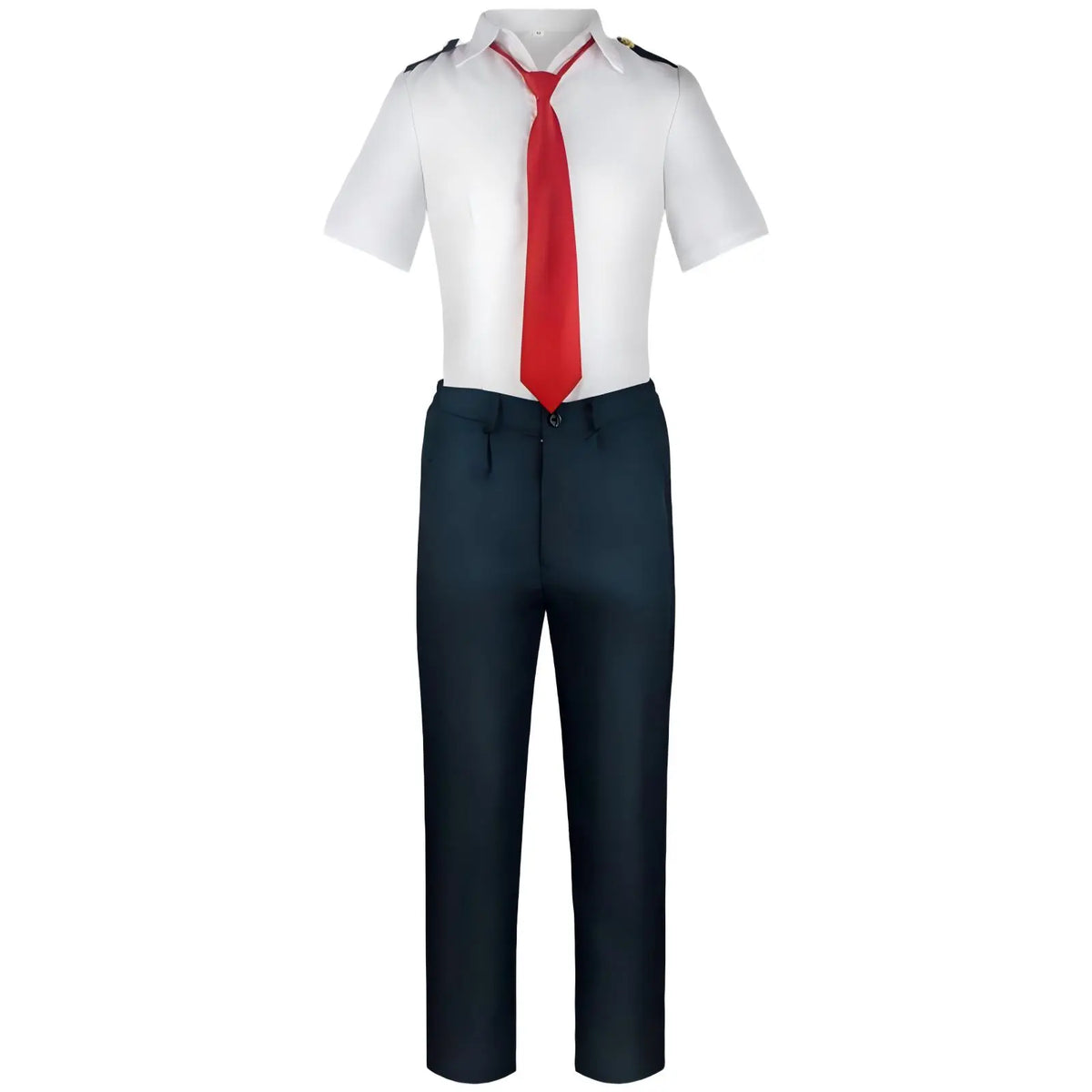 mha ua school short sleeve shirt tie pants cosplay costume