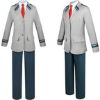 my hero academia ua high school short sleeve uniform front jacket back view