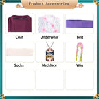 accessory list chart for demon slayer mitsuri kanroji cosplay full set