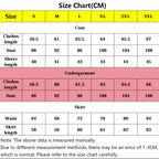 measurement size chart for mitsuri kanroji cos outfit, coat, undergarment and skirt dimensions