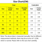size measurement chart in centimeters for mitsuri kanroji demon slayer cosplay costume